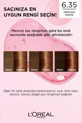 Loreal Paris Excellence Creme Saç Boyası 6.35 Çikolata Kahve