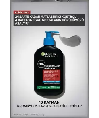 Garnier Saf & Temiz Siyah Nokta Karşıtı Temizleyici 250 ml