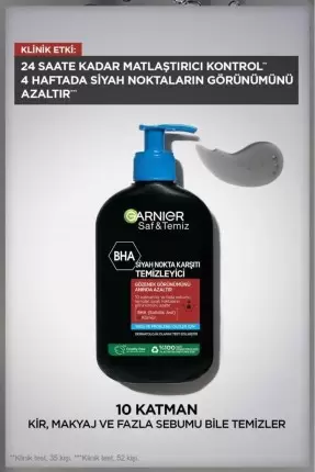 Garnier Saf & Temiz Siyah Nokta Karşıtı Temizleyici 250 ml