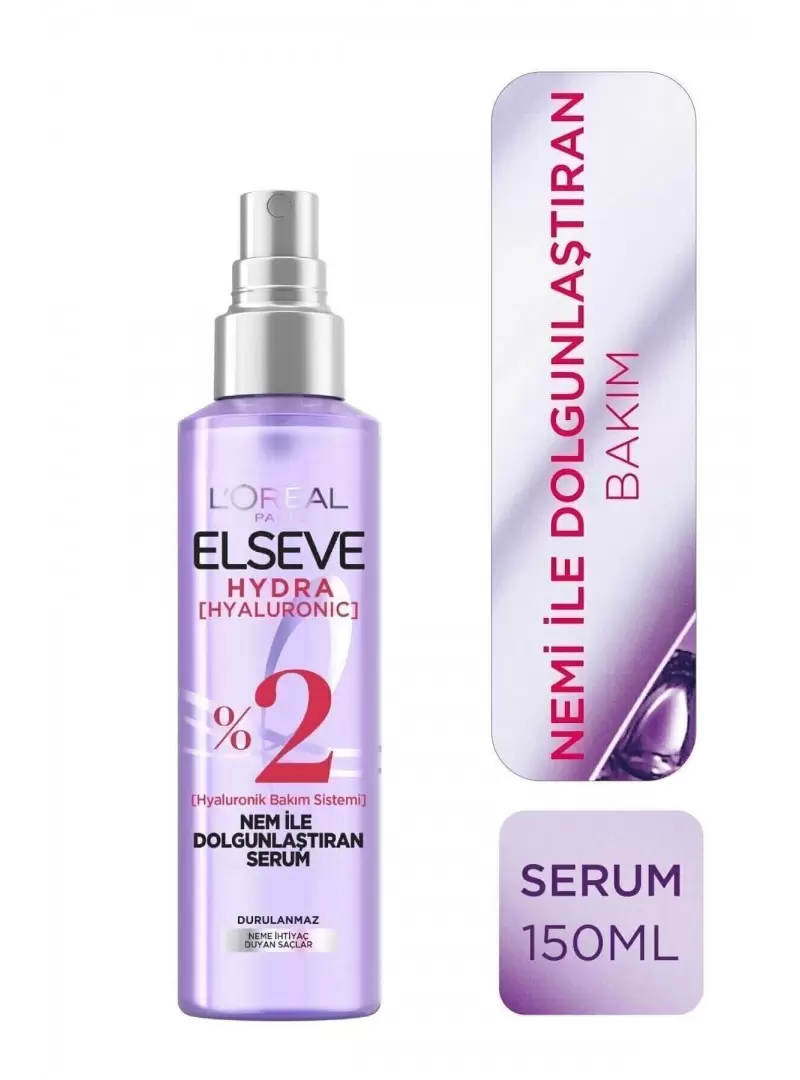 Loreal Paris Elseve Hydra Hyaluronic Nem ile Dolgunlaştıran Serum 150ml