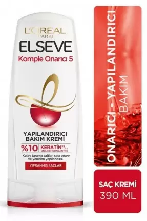 Loreal Paris Elseve Komple Onarıcı 5 Yapılandırıcı Bakım Kremi 390 Ml