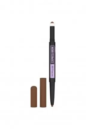 Maybelline New York Express Brow Satin Duo Çift Taraflı Kaş Kalemi - 02 Orta Ton