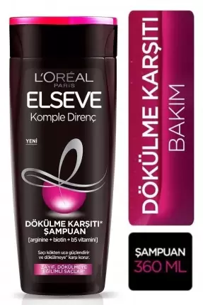 Loreal Paris Elseve Komple Direnç Dökülme Karşıtı Şampuan 360 ml