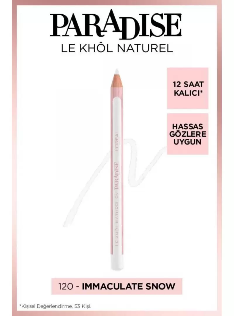 Loreal Paris Paradise Le Khol Göz Kalemi 120 Immaculate Snow