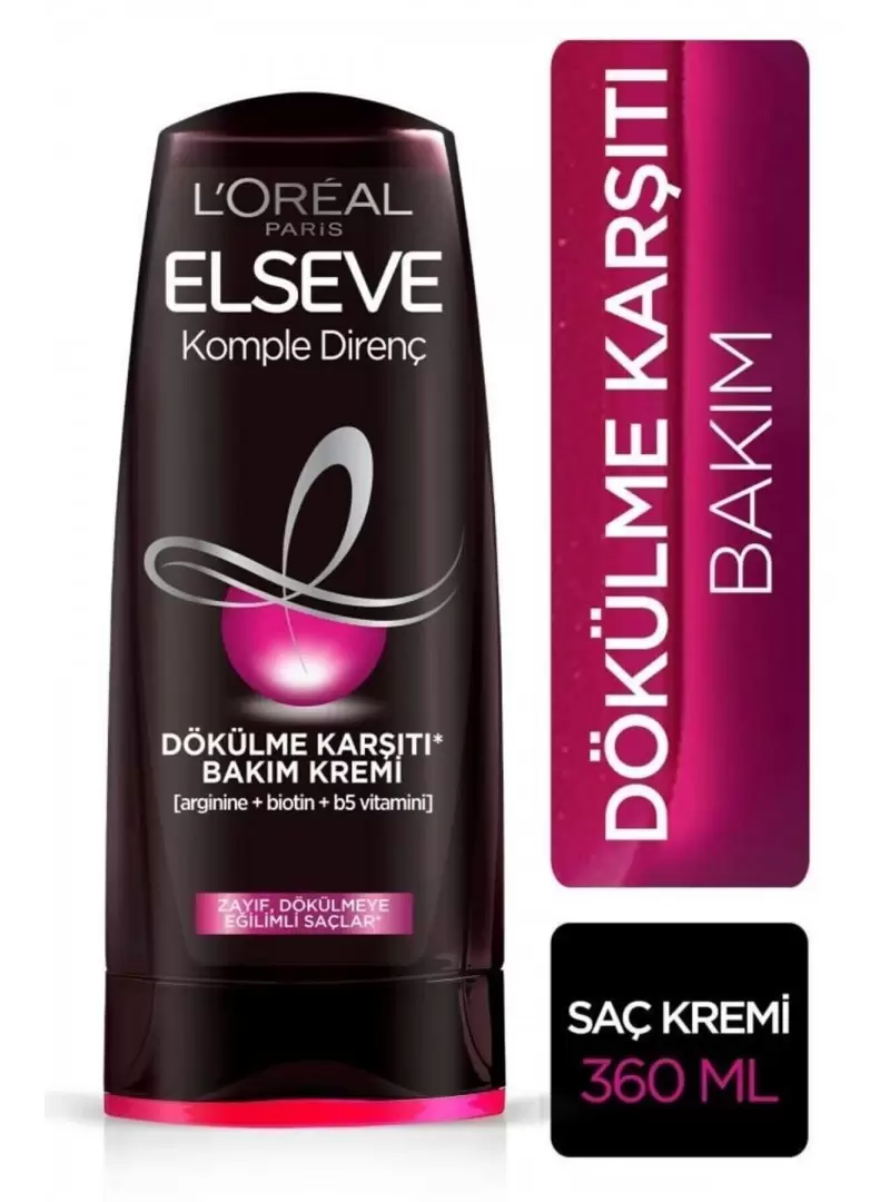 Loreal Paris Elseve Komple Direnç Dökülme Karşıtı Bakım Kremi 360 ml