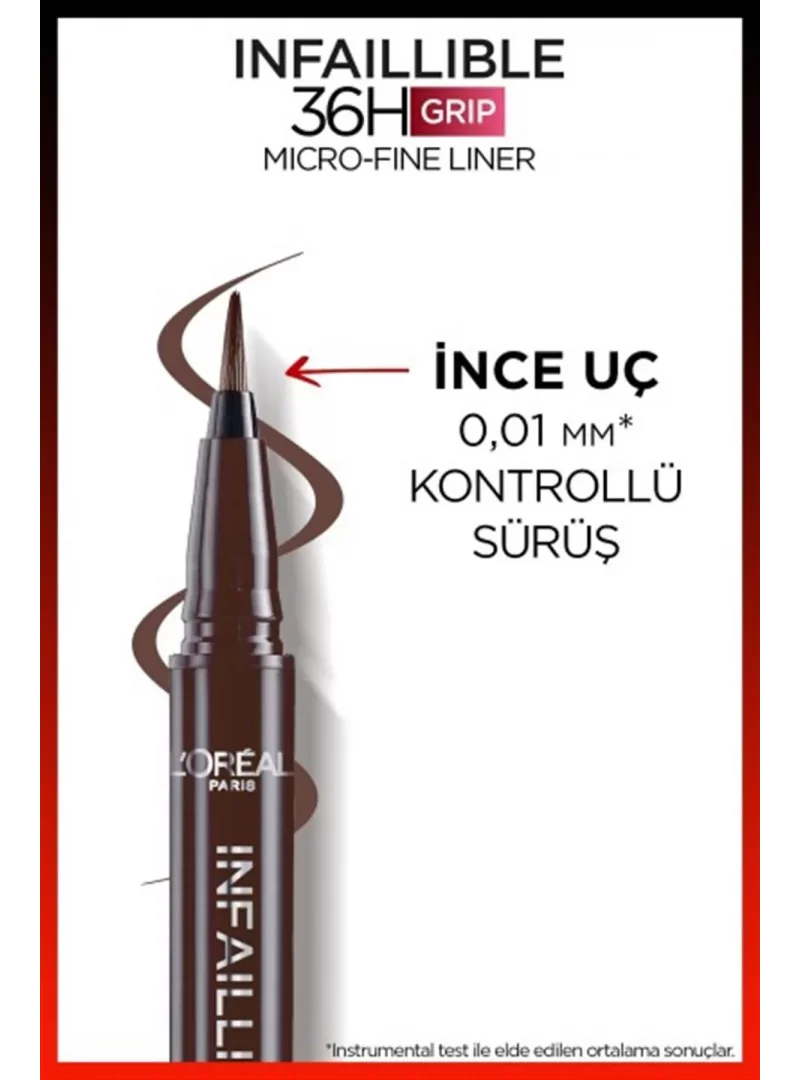 Loreal Paris Infaillible 36H Grip Micro Fine Eyeliner 02 SMOKEY EARTH -Kahverengi-