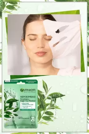 Garnier Nem Bombası Ferahlatıcı Kağıt Maske 28gr