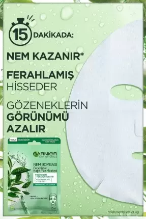 Garnier Nem Bombası Ferahlatıcı Kağıt Maske 28gr