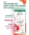 Garnier Hyaluronik Asit Sıkılaştırıcı Ampul Kağıt Yüz Maskesi 15 gr