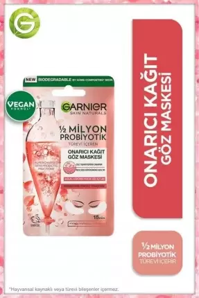 Garnier 1/2 Milyon Probiyotik Türevi Içeren Onarıcı Kağıt Göz Maskesi 6 gr