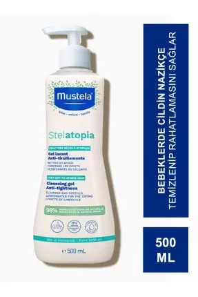 Mustela Stelatopia Cleansing Gel 500 ml Kuru Ciltler İçin Şampuan