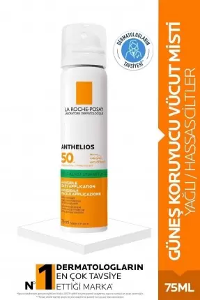 La Roche Posay Anthelios SPF 50+ Anti Shine Spray Güneş Kremi 75 ml