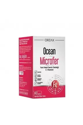 Ocean Microfer 60 Tablet Takviye Edici Gıda