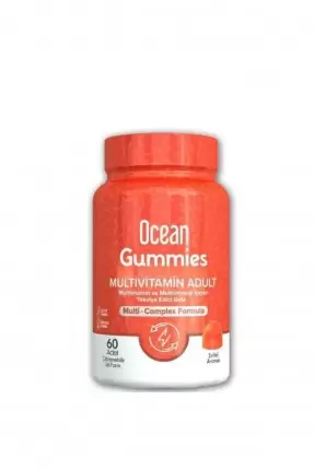 Ocean Gummies Multivitamin Adult 60 Yumuşak Jel Kapsül