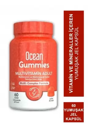 Ocean Gummies Multivitamin Adult 60 Yumuşak Jel Kapsül