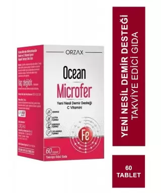 Ocean Microfer 60 Tablet Takviye Edici Gıda