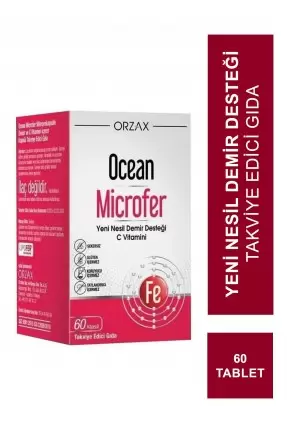 Ocean Microfer 60 Tablet Takviye Edici Gıda