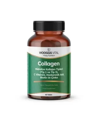 Wooggs Vital Collagen Takviye Edici Gıda 60 Tablet