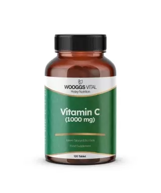 Wooggs Vital Vitamin C (1000 mg) Takviye Edici Gıda 120 Tablet