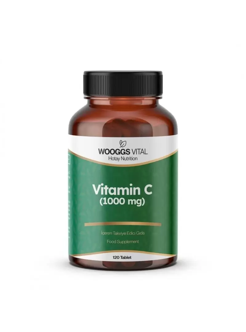 Wooggs Vital Vitamin C (1000 mg) Takviye Edici Gıda 120 Tablet