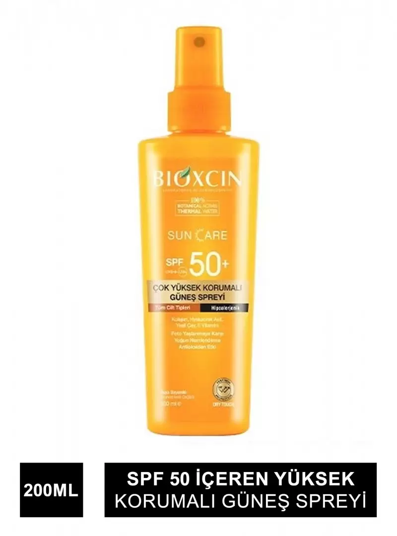 Bioxcin Sun Care Tüm Ciltler İçin Güneş Spreyi Spf 50+ 200 ml