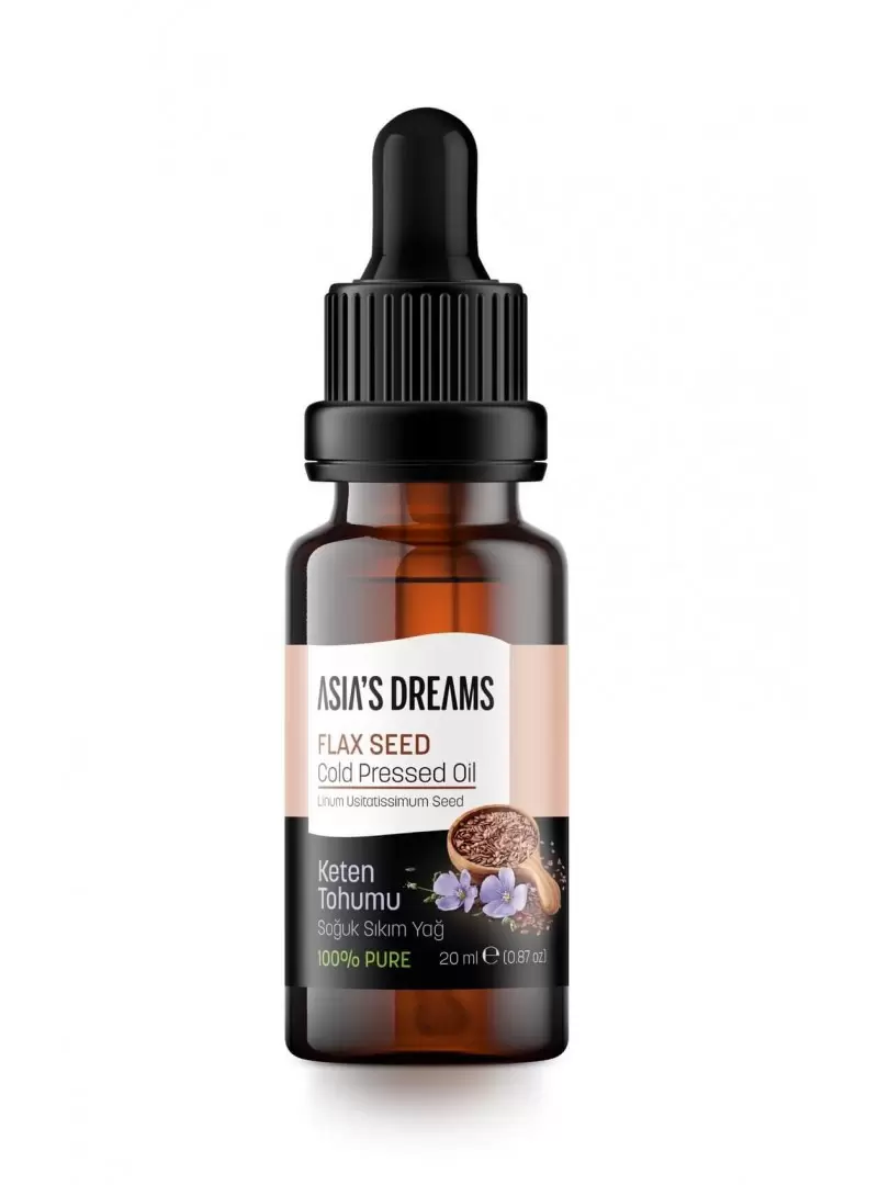 Asia's Dreams Keten Tohum Soğuk Sıkım Yağ 20ml