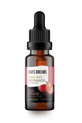 Asia's Dreams Üzüm Çekirdeği Soğuk Sıkım Yağ 20ml