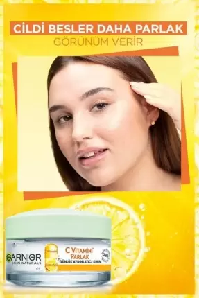 Garnier C Vitamini Parlak Günlük Aydınlatıcı Krem 50 ml