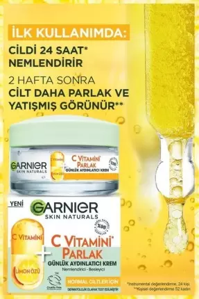 Garnier C Vitamini Parlak Günlük Aydınlatıcı Krem 50 ml