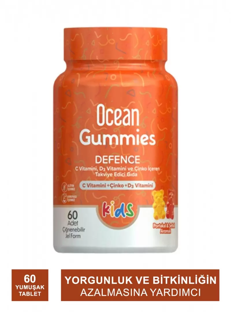 Ocean Gummies Defence Kids 60 Yumuşak Tablet