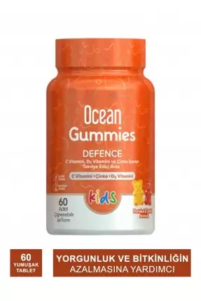 Ocean Gummies Defence Kids 60 Yumuşak Tablet