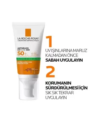 La Roche Posay Anthelios Oil Control Gel Yüz Güneş Kremi Karma/Yağlı Ciltler SPF50+ Yüksek Koruma 50ml