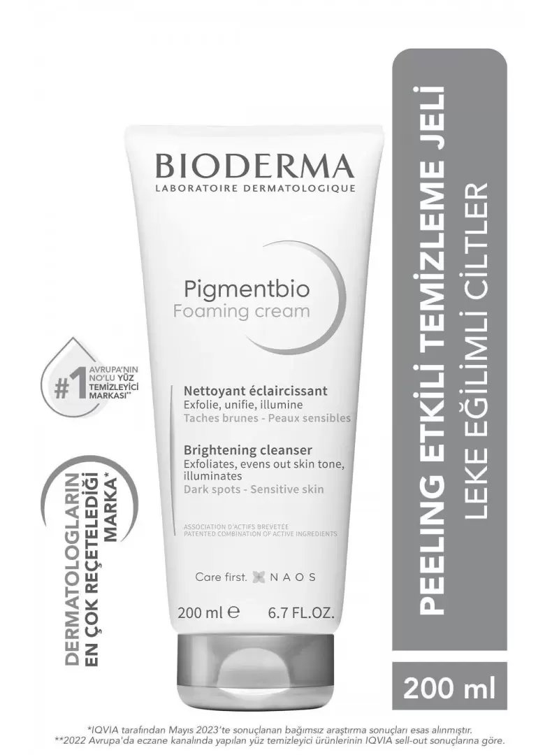 Bioderma Pigmentbio Foaming Cream Cleanser 200 ml