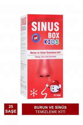 Sinus Box Kids Burun ve Sinüs Temizleme Kiti 25 Saşe