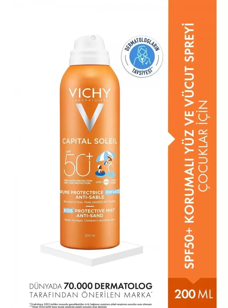 Vichy Capital Soleil Anti-Sand Mist Children Spf50+ 200 ml