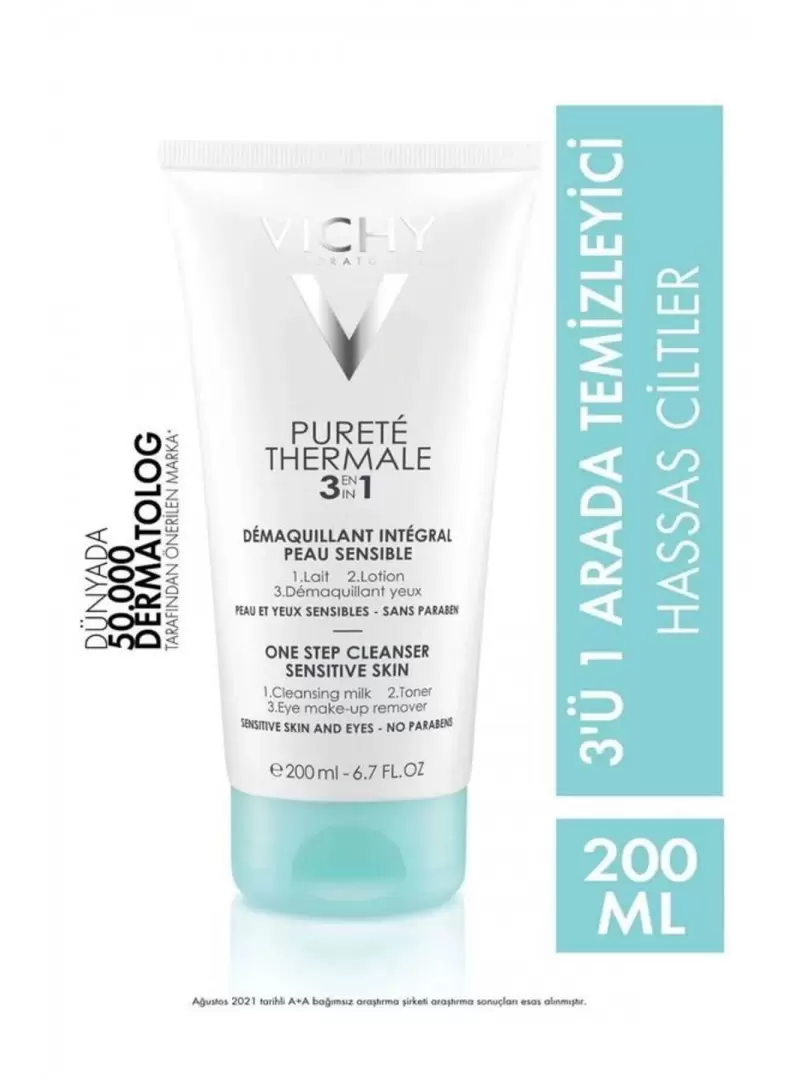 Vichy Purete Thermale 3in1 Cleanser 200 ml - Yüz Temizleyici