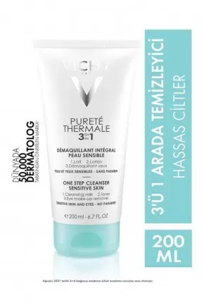 Vichy Purete Thermale 3in1 Cleanser 200 ml - Yüz Temizleyici