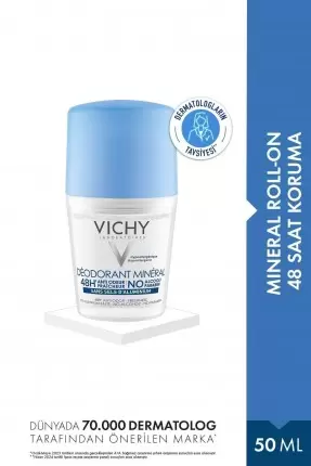 Vichy Deo Mineral 48 Saat Etkili Deodorant Roll-On 50 ml