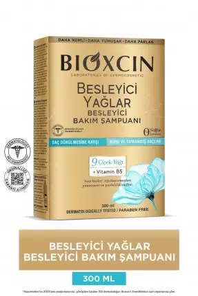 Bioxcin Besleyici Yağlar Bakım Şampuanı 300 ml - Kuru&Yıpranmış Saçlar