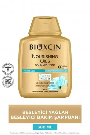 Bioxcin Besleyici Yağlar Bakım Şampuanı 300 ml - Kuru&Yıpranmış Saçlar