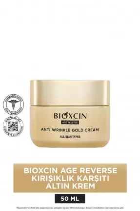 Bioxcin Age Reverse Kırışıklık Karşıtı Altın Krem 50 ml