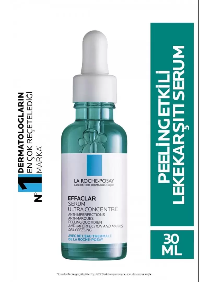 La Roche Posay Effaclar Peeling Etkili Leke Karşıtı Serum Yağlı ve Akneye Eğilim Gösteren Ciltler için 30 ml