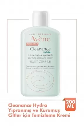 Avene Cleanance Hydra Creme Lavante Soothing Cleansing Cream 200 ml