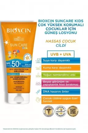 Bioxcin Sun Care Çocuklar için Güneş Losyonu SPF 50+ 200 ml