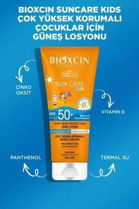 Bioxcin Sun Care Çocuklar için Güneş Losyonu SPF 50+ 200 ml