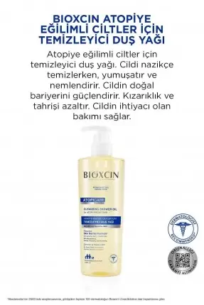 Bioxcin Atopicare Atopiye Eğilimli Ciltler İçin Temizleyici Duş Yağı 500 ml