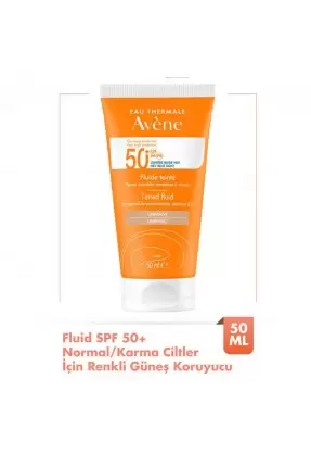 Avene SPF 50+ Fluide Tinted Renkli Güneş Koruyucu 50 ml