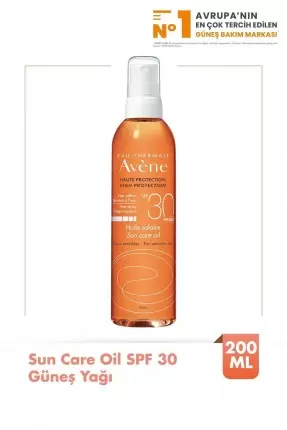 Avene Huile Solaire SPF30 Vücut Yağı 200 ml