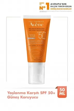 Avene SPF 50+ Anti Age 50 ml Yaşlanma Karşıtı Güneş Kremi