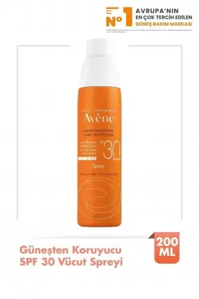 Avene Spf 30+ Güneş Koruyucu Sprey 200 ml